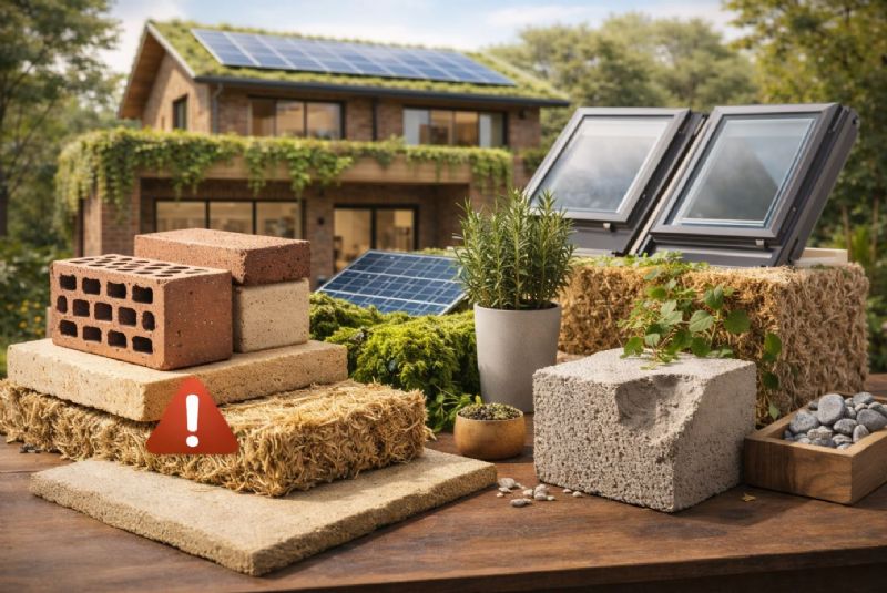 綠能磚屋建材特色：隔熱節能、防潮耐候＋施工技巧與避雷重點